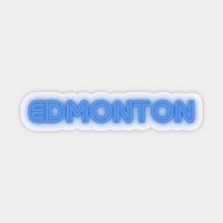 Edmonton Glowing Word Art Sticker